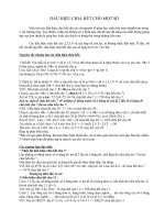 Dấu hiệu chia hết cho 1 số