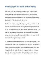 Bảy nguyên tắc quản lý bán hàng docx