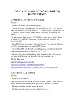 CÔNG VIỆC NHÓM hệ THỐNG – THIẾT bị ĐƯỜNG TRUYỀN