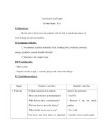 Anh văn 7 - Unit twelve: Let’s eat! - Phần 1 pot