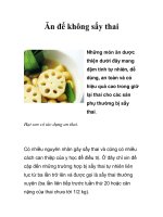 Ăn để không sẩy thai ppsx