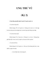 UNG THƯ VÚ (Kỳ 2) ppsx