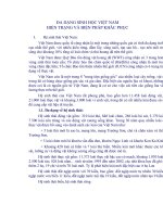 ĐA DẠNG SINH HỌC VIỆT NAM HIỆN TRẠNG VÀ BIỆN PHÁP KHẮC PHỤC doc