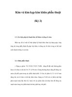 Kim và kìm kẹp kim khâu phẫu thuật (Kỳ 2) pdf