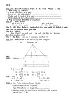 ĐỀ THAM KHẢO HSG Toan 1