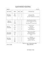 lịch báo giảng khoi 3