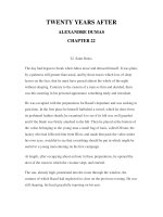 LUYỆN ĐỌC TIẾNG ANH QUA CÁC TÁC PHẨM VĂN HỌC –TWENTY YEARS AFTER ALEXANDRE DUMAS CHAPTER 22 potx