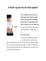6 bệnh ngoài da do thai nghén pptx