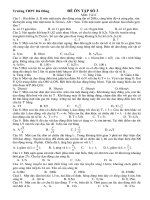 Đề ôn cấp tốc số 3