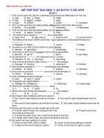 Thi thử Anh ĐH_CĐ 2010 số 4