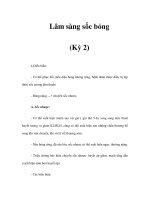 Lâm sàng sốc bỏng (Kỳ 2) ppsx