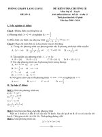 Đề kiểm tra đại số chương III ( đề 2)
