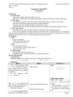 Giáo án Giải tích 12 chương IV Ban cơ bản