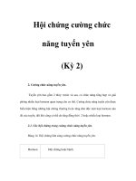 Hội chứng cường chức năng tuyến yên (Kỳ 2) pptx