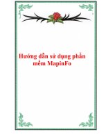 Hướng dẫn sử dụng phần mềm MapinFo pot