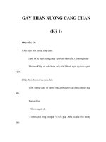 GẢY THÂN XƯƠNG CẢNG CHÂN (Kỳ 1) docx