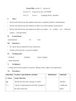 Giáo án Anh văn lớp 11 - Unit 13 - Period 111 potx