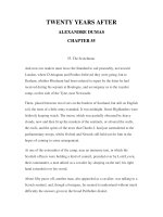 LUYỆN ĐỌC TIẾNG ANH QUA CÁC TÁC PHẨM VĂN HỌC –TWENTY YEARS AFTER ALEXANDRE DUMAS CHAPTER 55 ppt