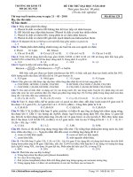 THI THỬ ĐH HÓA HỮU CƠ - Dũng Đăk Mil