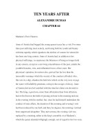 LUYỆN ĐỌC TIẾNG ANH QUA CÁC TÁC PHẨM VĂN HỌC –TEN YEARS AFTER ALEXANDRE DUMAS CHAPTER 64 pdf