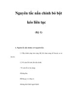 Nguyên tắc nắn chỉnh bó bột kéo liên tục (Kỳ 1) ppt