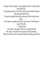 Bài 26 (Địa lý 10): CƠ CẤU NGÀNH CÔNG NGHIỆP doc