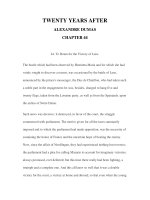 LUYỆN ĐỌC TIẾNG ANH QUA CÁC TÁC PHẨM VĂN HỌC –TWENTY YEARS AFTER ALEXANDRE DUMAS CHAPTER 44 pptx