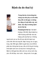 Bệnh da do thai kỳ docx