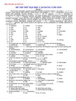Thi thử Anh ĐH_CĐ 2010 số 7