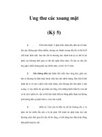 Ung thư các xoang mặt (Kỳ 5) ppsx