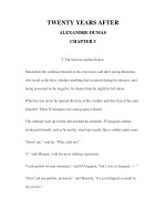 LUYỆN ĐỌC TIẾNG ANH QUA CÁC TÁC PHẨM VĂN HỌC –TWENTY YEARS AFTER ALEXANDRE DUMAS CHAPTER 5 potx