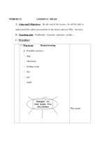 Giáo án Anh văn lớp 8 - Unit 3 - PERIOD 17 - LESSON 4 : READ pdf