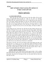 Biện pháp rèn chính tả cho học sinh.