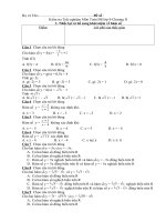 Kiem tra trac nghiem  Dai so 9 Bai-Bo sung khai niem ve Ham so bac nhat