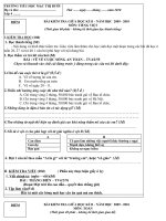 Đề KTGKII- Lớp 4