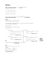 Bài tập toán cao cấp - Phần 1 pptx