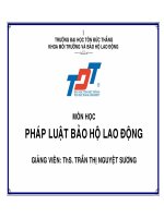 bài giảng  pháp luật bảo hộ lao động