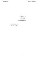 giáo án ngữ văn 11, học kì 1