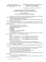 Báo cáo tháng 12 năm 2009