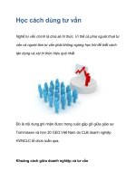 Học cách dùng tư vấn potx