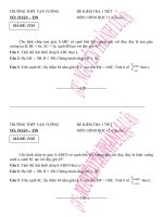 Đề kiểm tra 12 (Chuẩn)