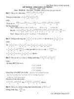 de thi dap an Toan 8 - 3