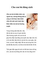 Cho con bú đúng cách pps