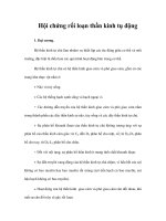 Hội chứng rối loạn thần kinh tụ động ppt