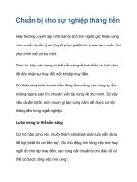 Chuẩn bị cho sự nghiệp thăng tiến pps