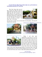 Lirn đội TH Điệp Nông chăm sóc di tích lịch s]r