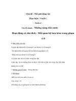 Thế giới động vật - Tuần 4 - Thứ 5 - Mối quan hệ hơn kém trong phạm vi 8 docx