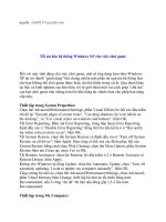 Sổ Tay Thủ Thuật PC part 51 potx