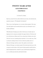 LUYỆN ĐỌC TIẾNG ANH QUA CÁC TÁC PHẨM VĂN HỌC –TWENTY YEARS AFTER ALEXANDRE DUMAS CHAPTER 34 docx