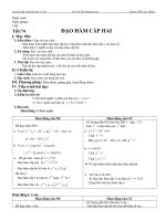 Đạo hàm cấp hai